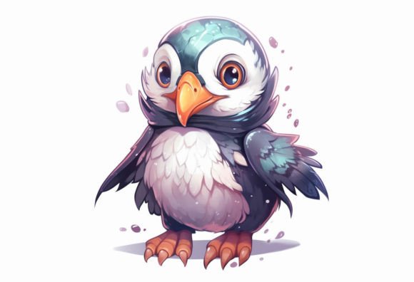 Adorable Puffin Kawaii Animal: Your Next Creative Asset