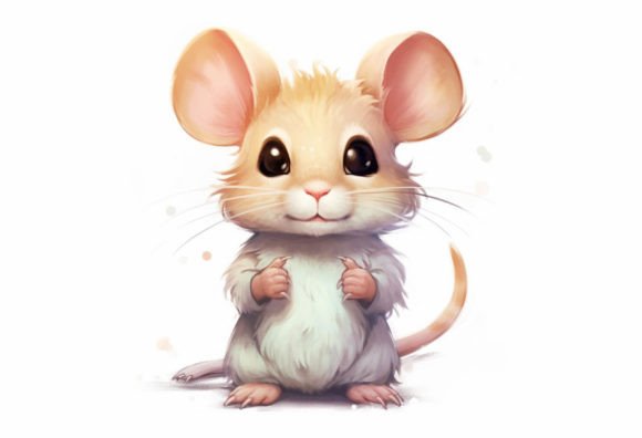 Degu Kawaii Animal: Instant Charm for Creative Projects