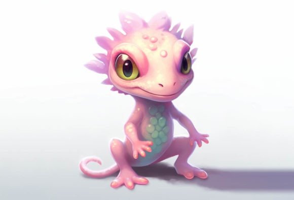Gecko Kawaii Animal: Your Next Favorite Design Asset