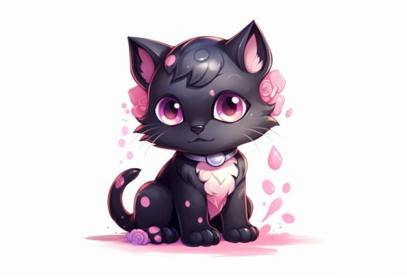 Panther Kawaii Animal: Unleashing Adorable Edge in Your Designs