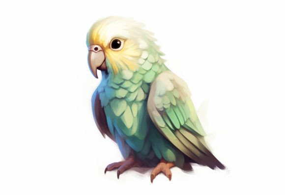 Parakeet Kawaii Animal: A Fresh Take on Playful Digital Design