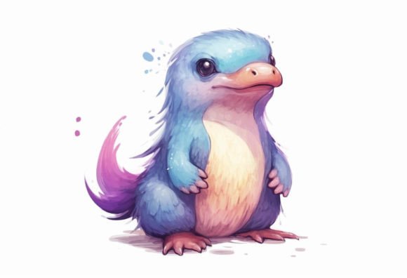 Platypus Kawaii Animal: A Modern Digital Design Asset