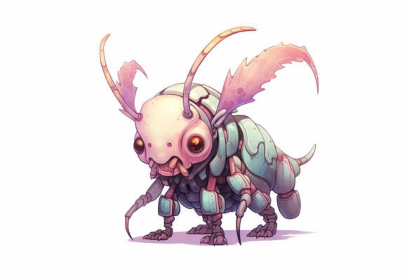 Roach Kawaii Animal: Your Go-To for Adorable Digital Wall Art