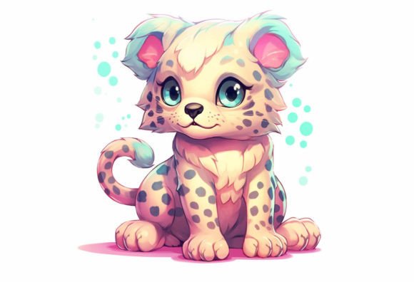 The Charm of Jaguar Kawaii Animal in Modern Design