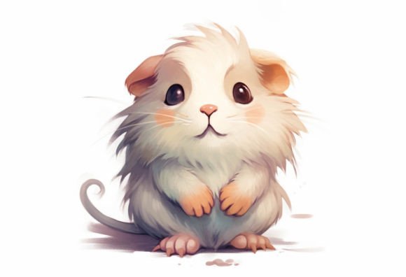 The Kawaii Lemming: Instant Digital Wall Art for Your Projects