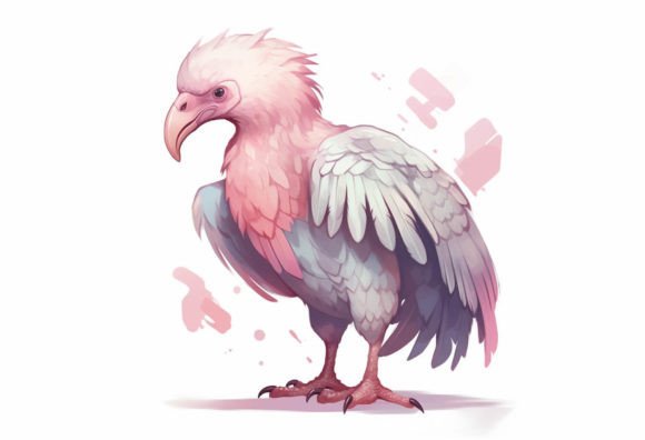 The Vulture Kawaii Animal: Unconventional Charm for Your Brand